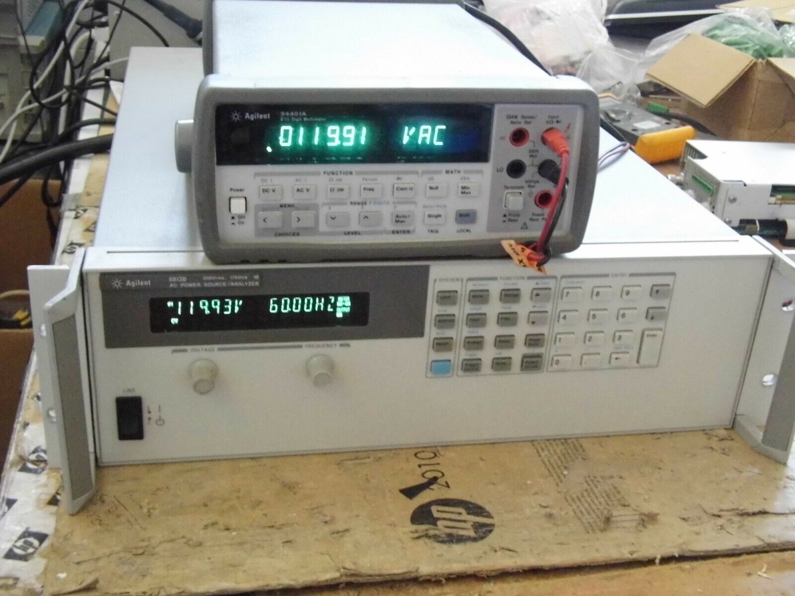 Agilent HP 6813B AC Power Source/Analyzer,1750VA,300V,13A (many available) Agilent HP 6813B AC Power Source/Analyzer,1750VA,300V,13A (many available)